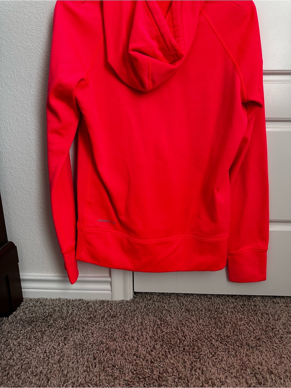 Nike Women’s Red Pullover Athletic Hoodie